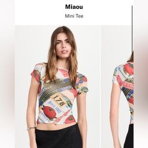 Miaou Mini Tomato Graphic Tee